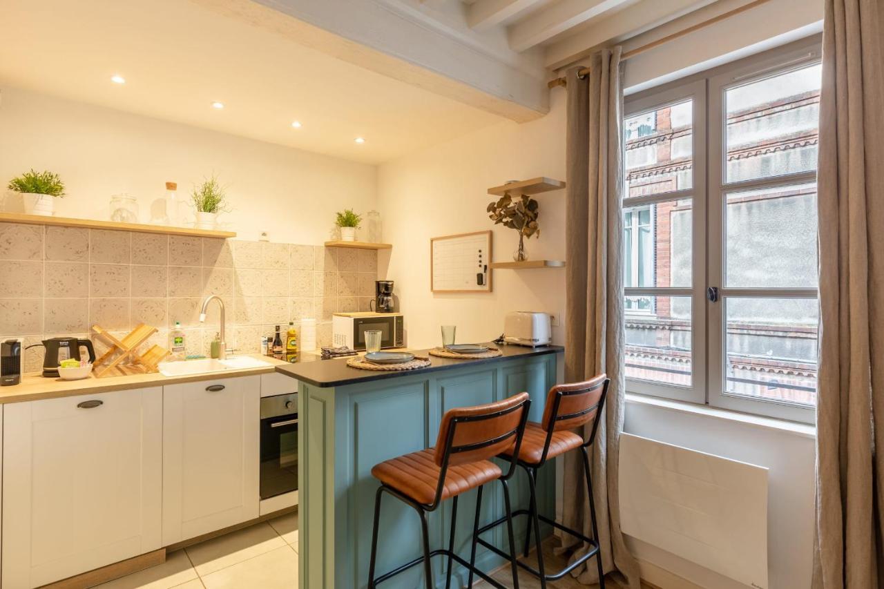 La Vague - Breath Of Freshness In Center Of Honfleur - Free Parking 550M Apartment Bagian luar foto