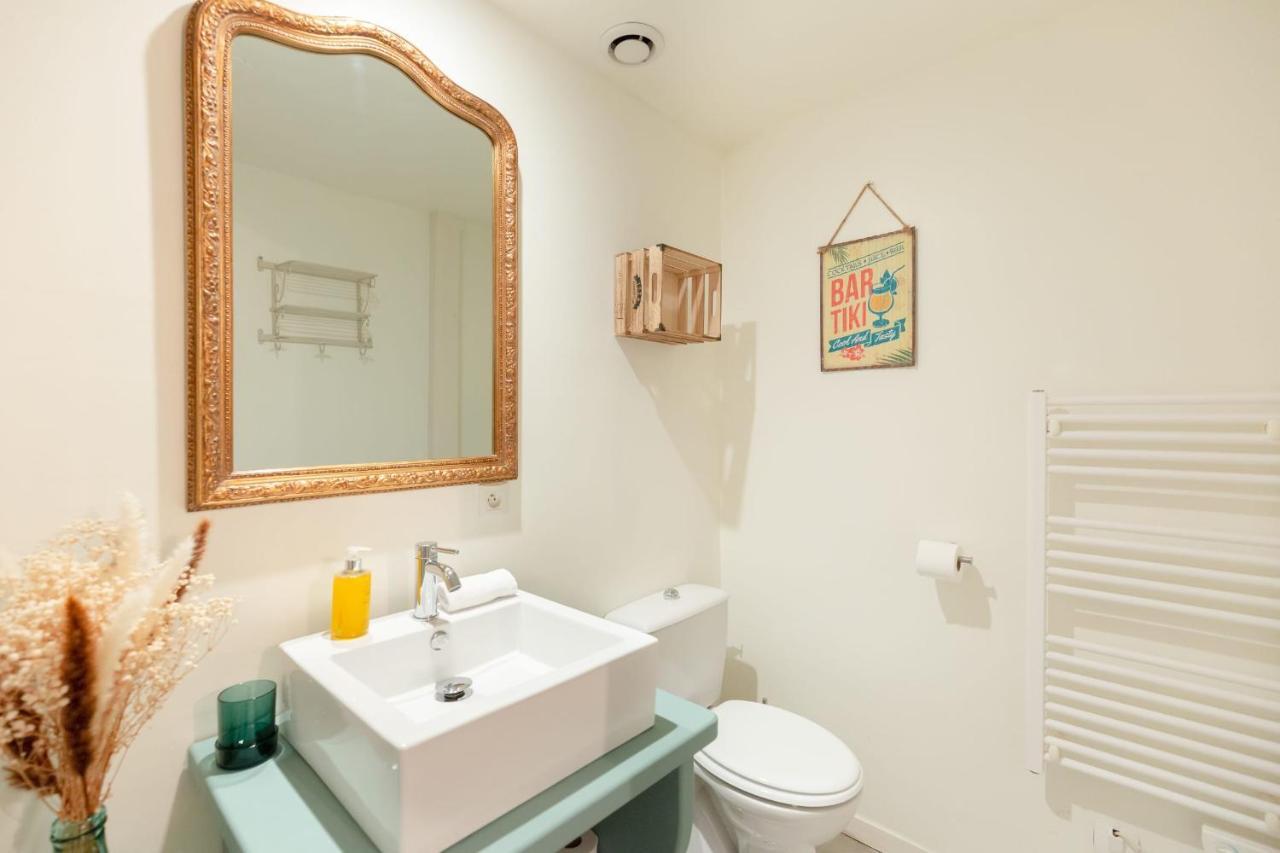 La Vague - Breath Of Freshness In Center Of Honfleur - Free Parking 550M Apartment Bagian luar foto